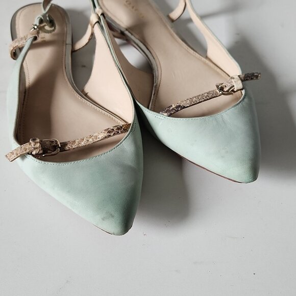 COACH | Wooster Slingback Flats in Mint Green Size 8.5B - Picture 3 of 7